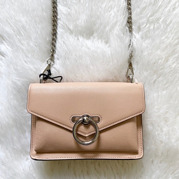 {rebecca minkoff} jean crossbody bag purse neutral - Picture 6 of 16